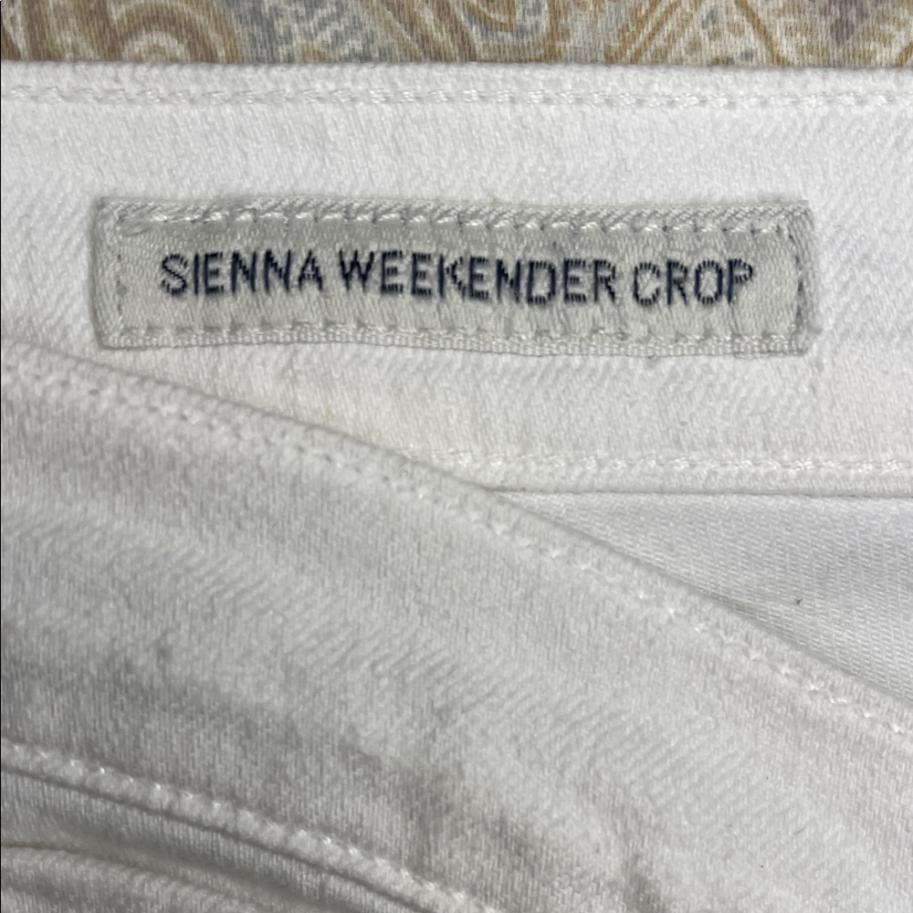 Lucky Brand Sienna Weekender Women's Crisp White Cropped Jeans - Picture 8 of 10